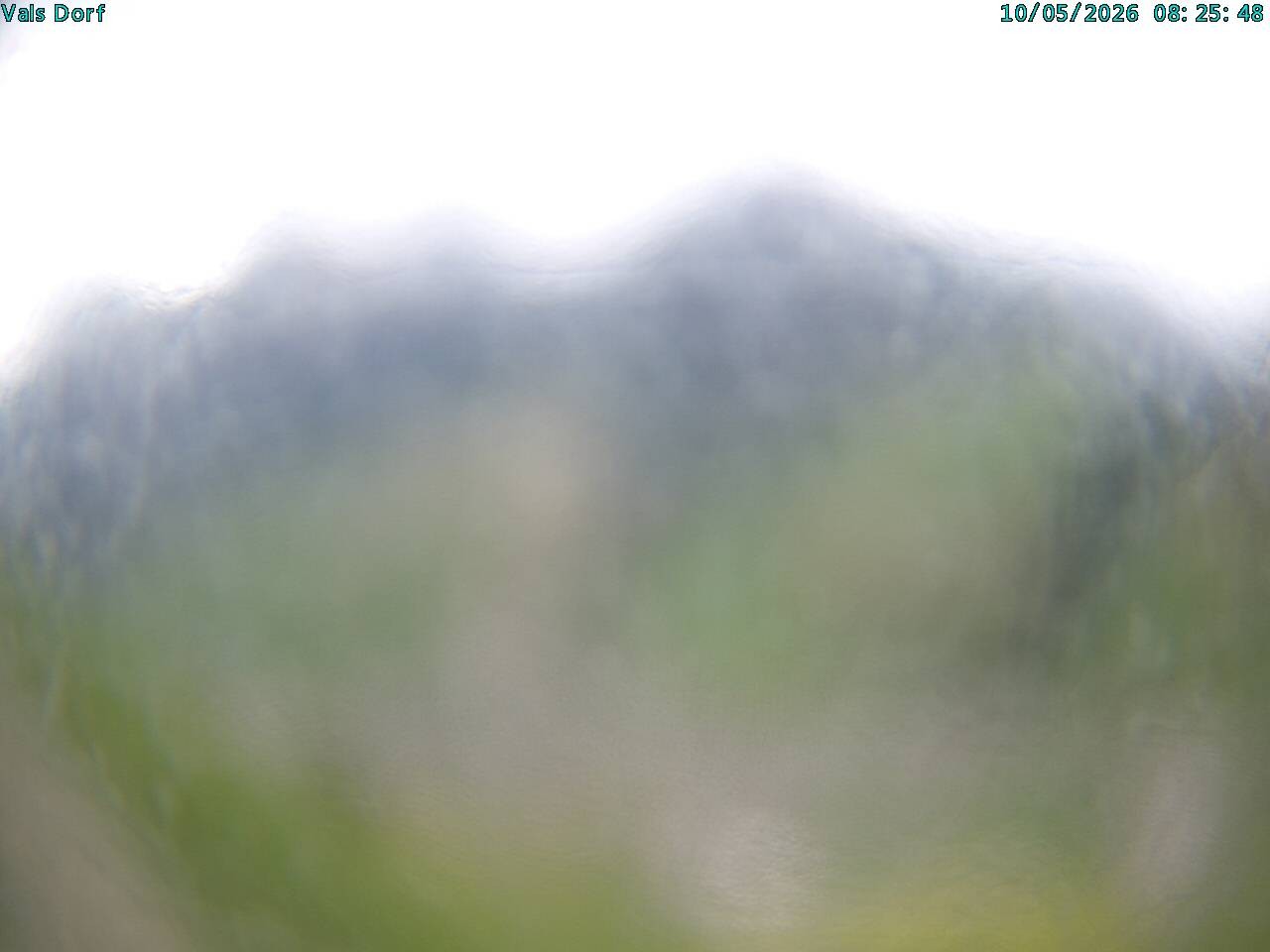 Archiv Foto Webcam Blick auf das Dorf Vals