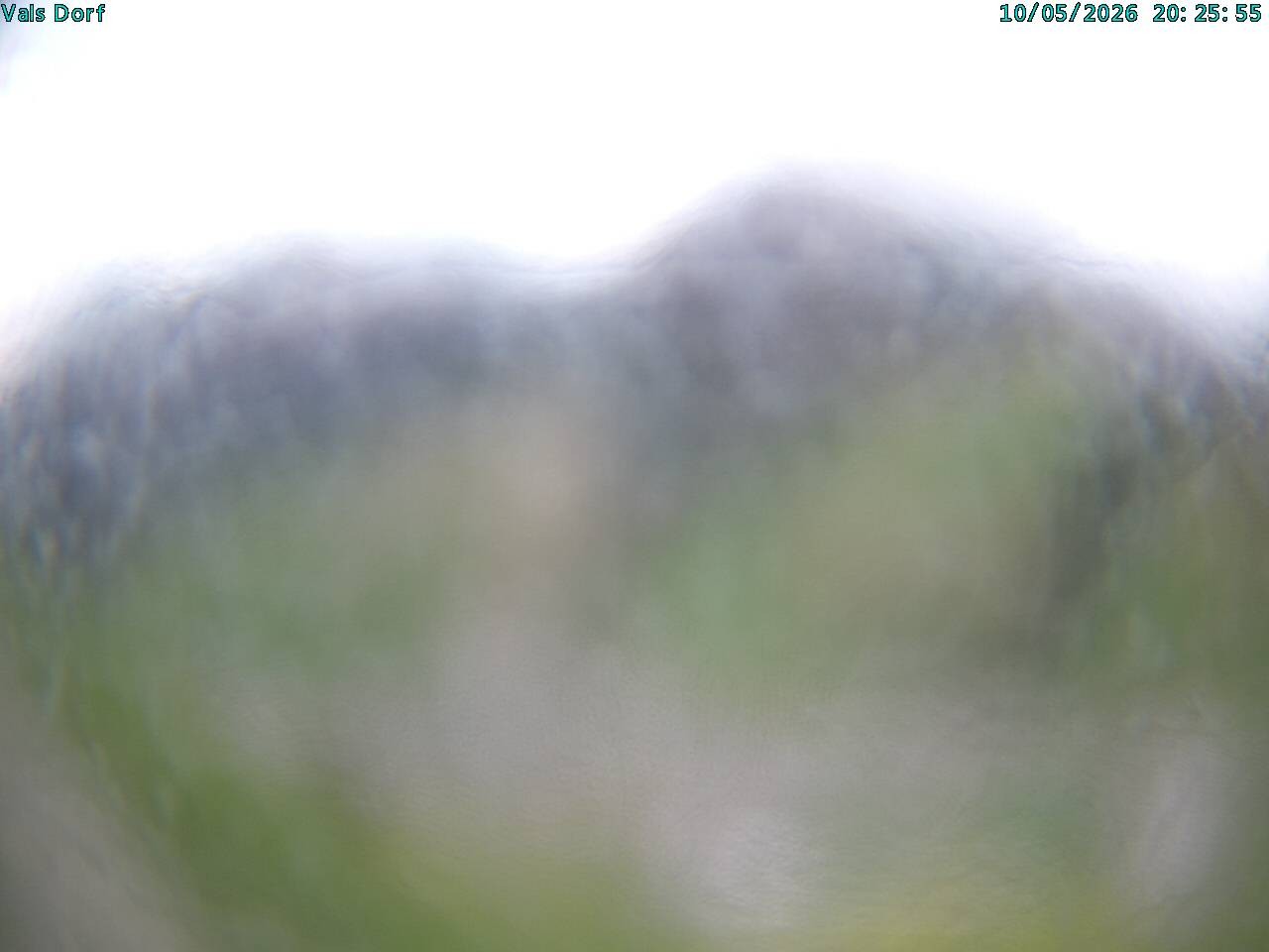 Archiv Foto Webcam Blick auf das Dorf Vals