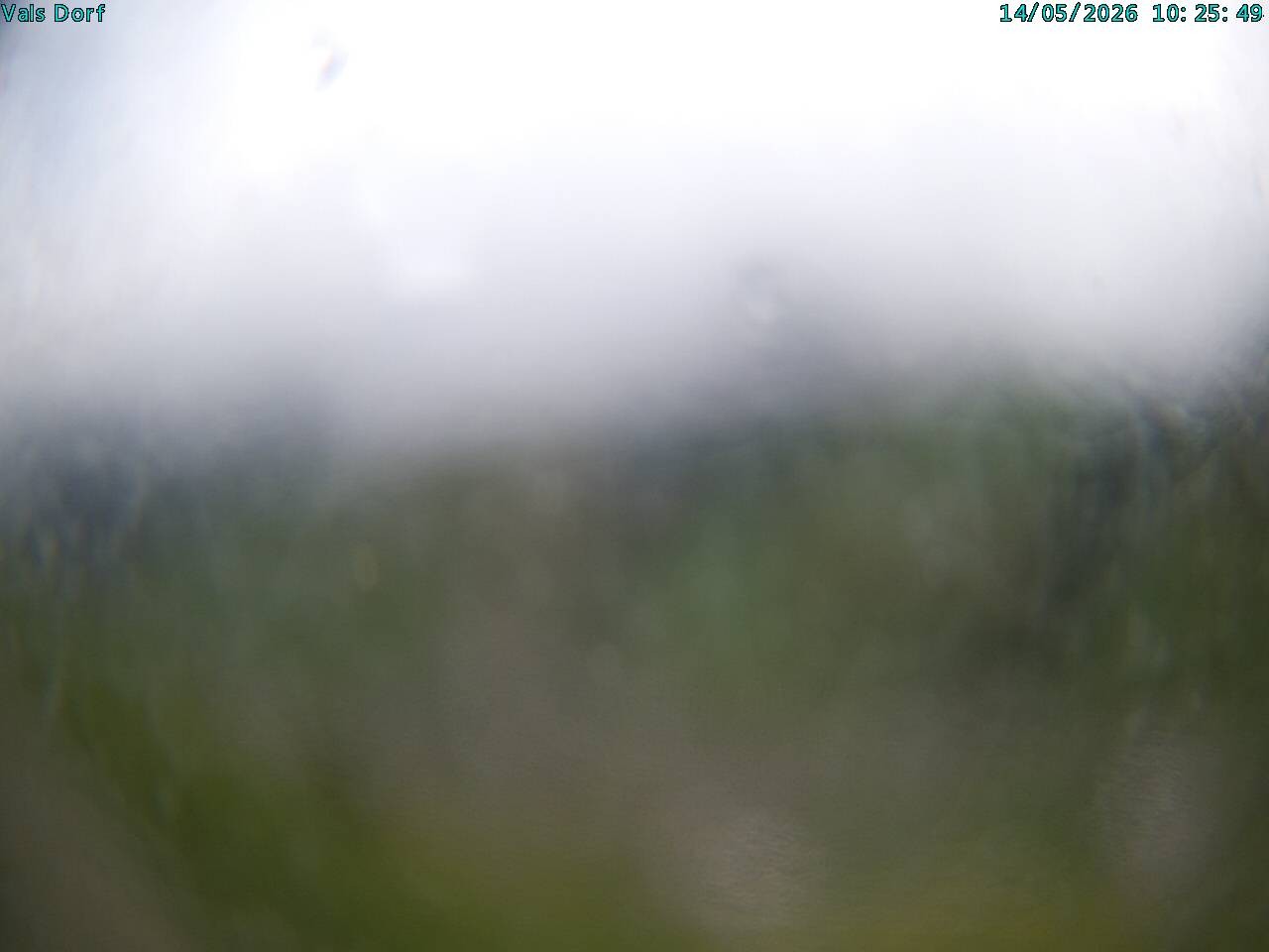 Archiv Foto Webcam Blick auf das Dorf Vals