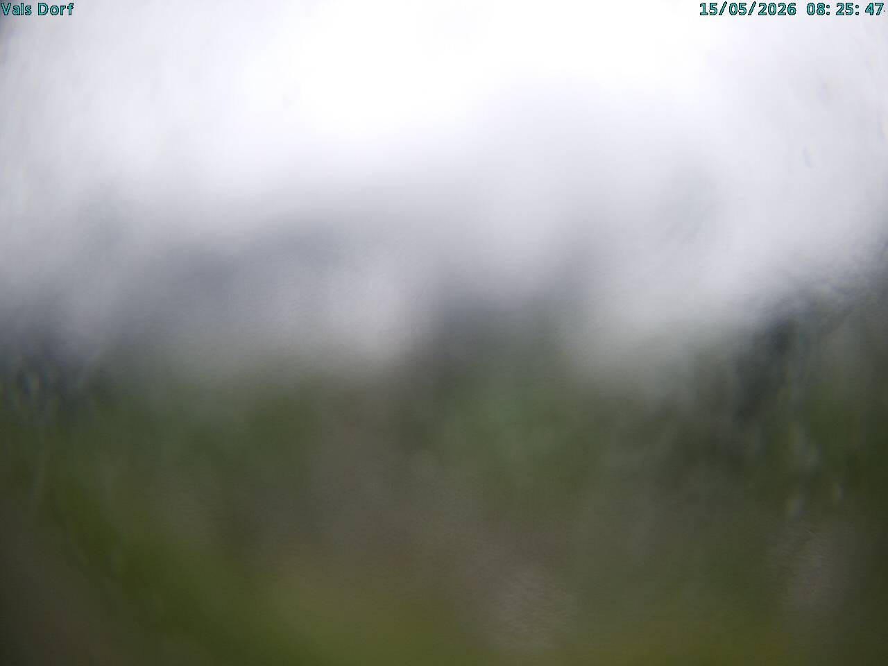 Archiv Foto Webcam Blick auf das Dorf Vals