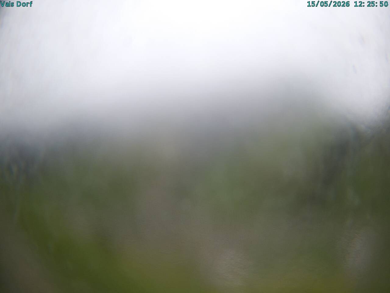 Archiv Foto Webcam Blick auf das Dorf Vals