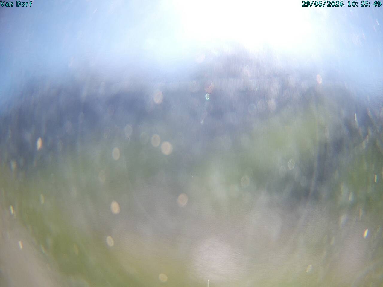 Archiv Foto Webcam Blick auf das Dorf Vals