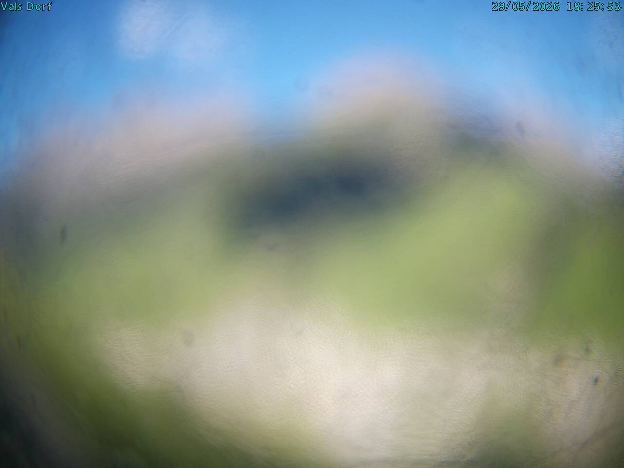 Archiv Foto Webcam Blick auf das Dorf Vals