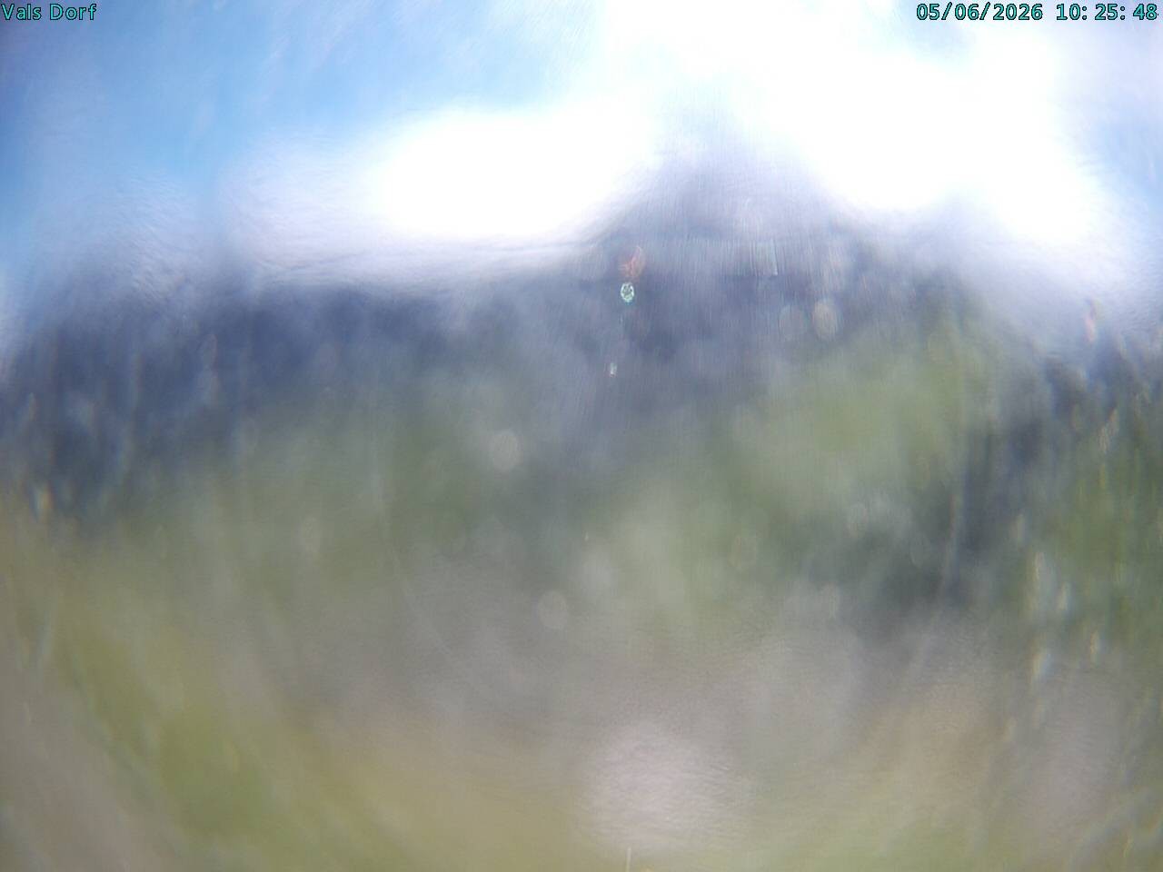 Archiv Foto Webcam Blick auf das Dorf Vals