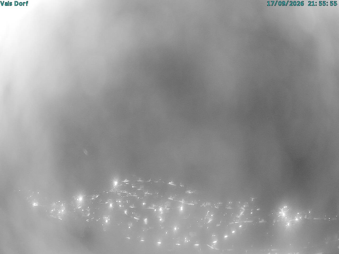 Archiv Foto Webcam Blick auf das Dorf Vals