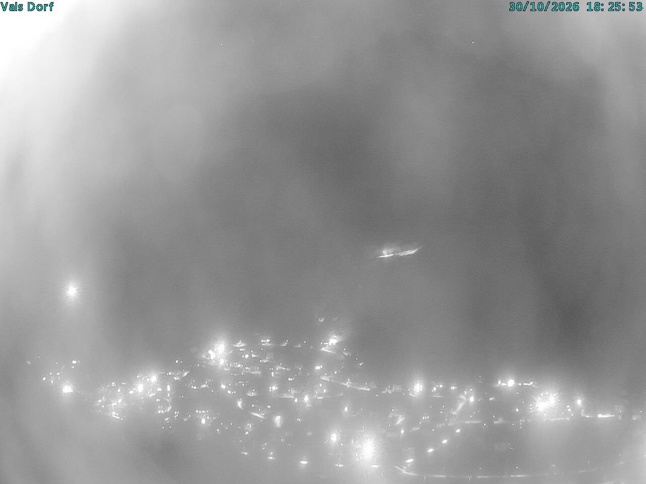 Archiv Foto Webcam Blick auf das Dorf Vals
