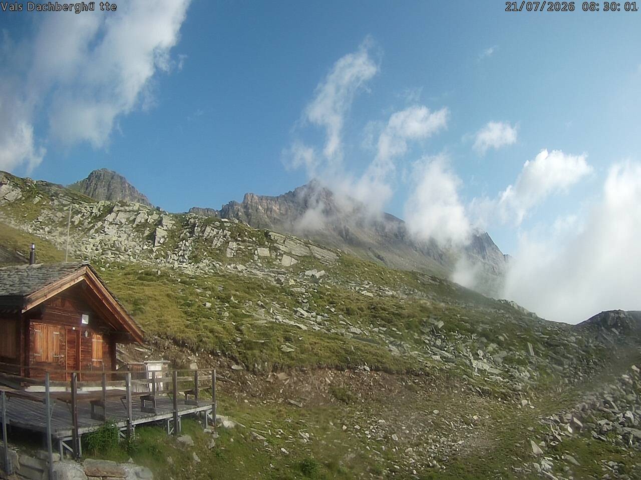 Archiv Foto Webcam Dachberghütte (2.500 m)