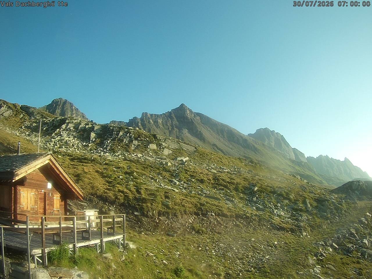 Archived image Webcam Dachberghütte (2.500 m)