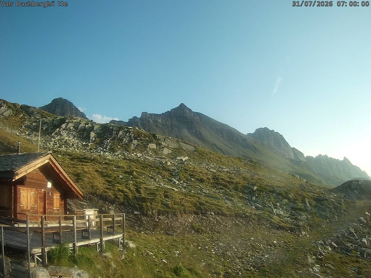 Archived image Webcam Dachberghütte (2.500 m)
