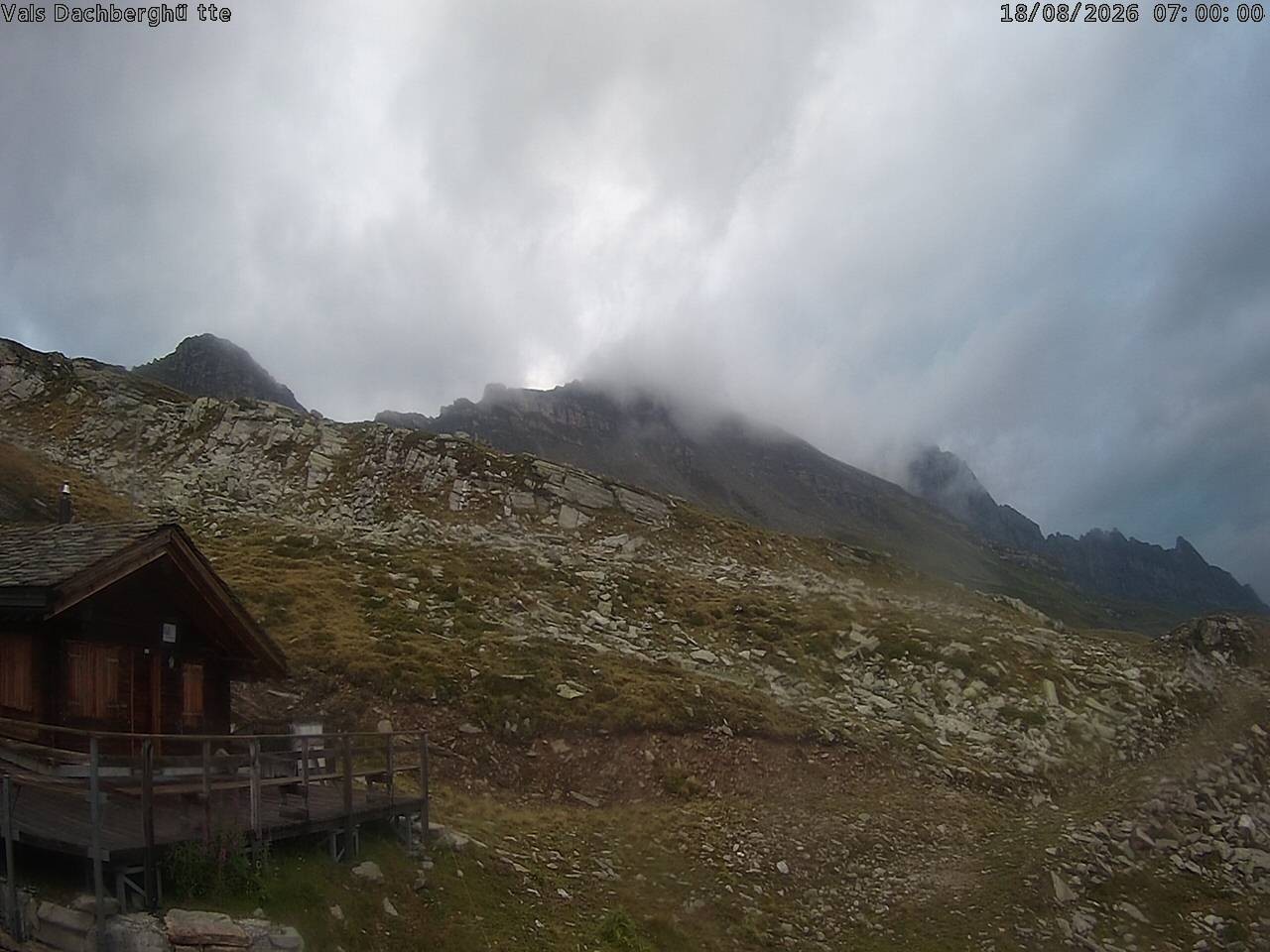 Archiv Foto Webcam Dachberghütte (2.500 m)
