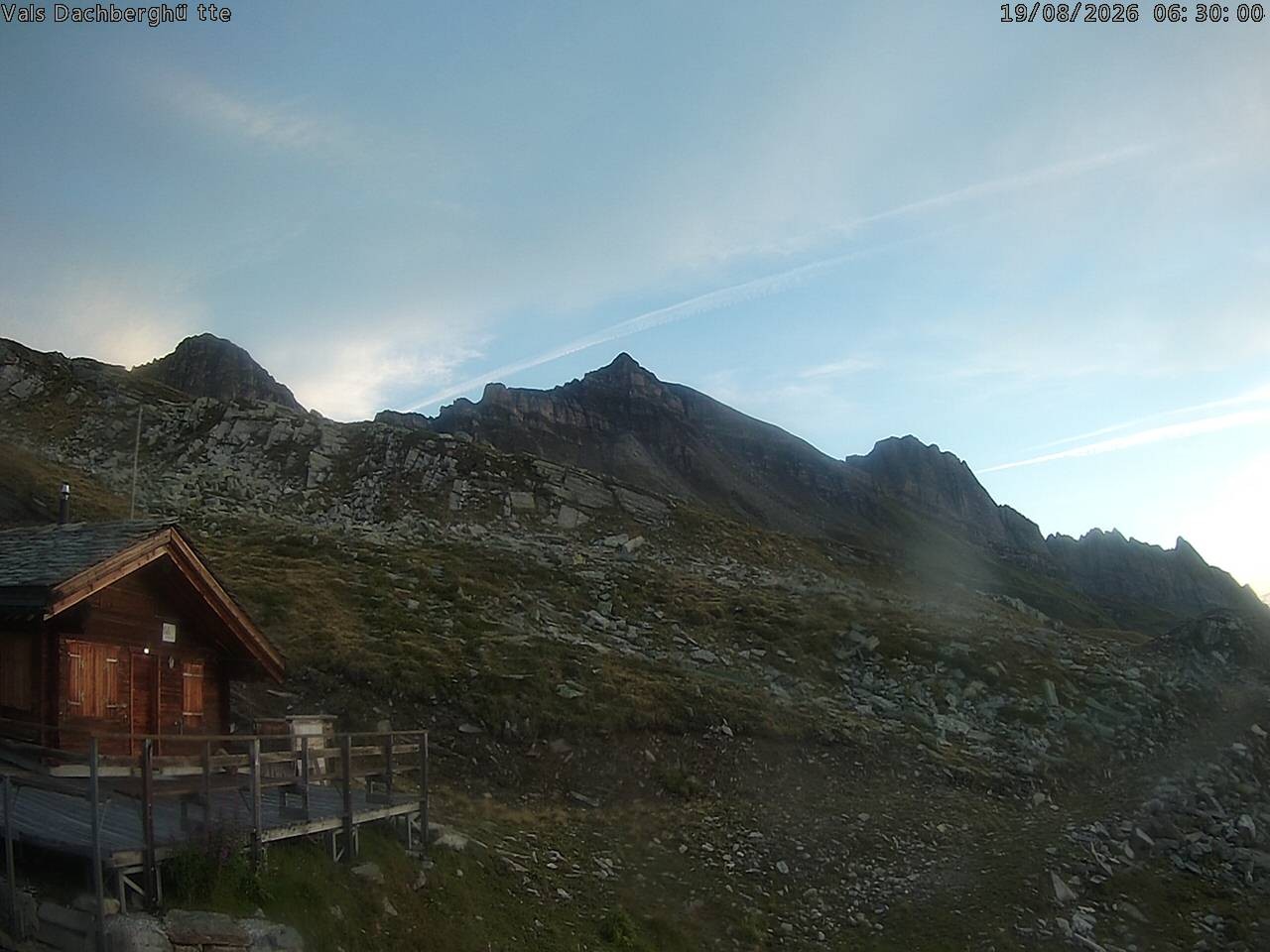 Archiv Foto Webcam Dachberghütte (2.500 m)
