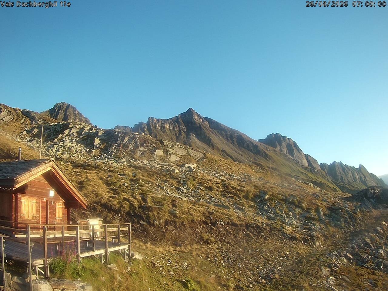Archiv Foto Webcam Dachberghütte (2.500 m)