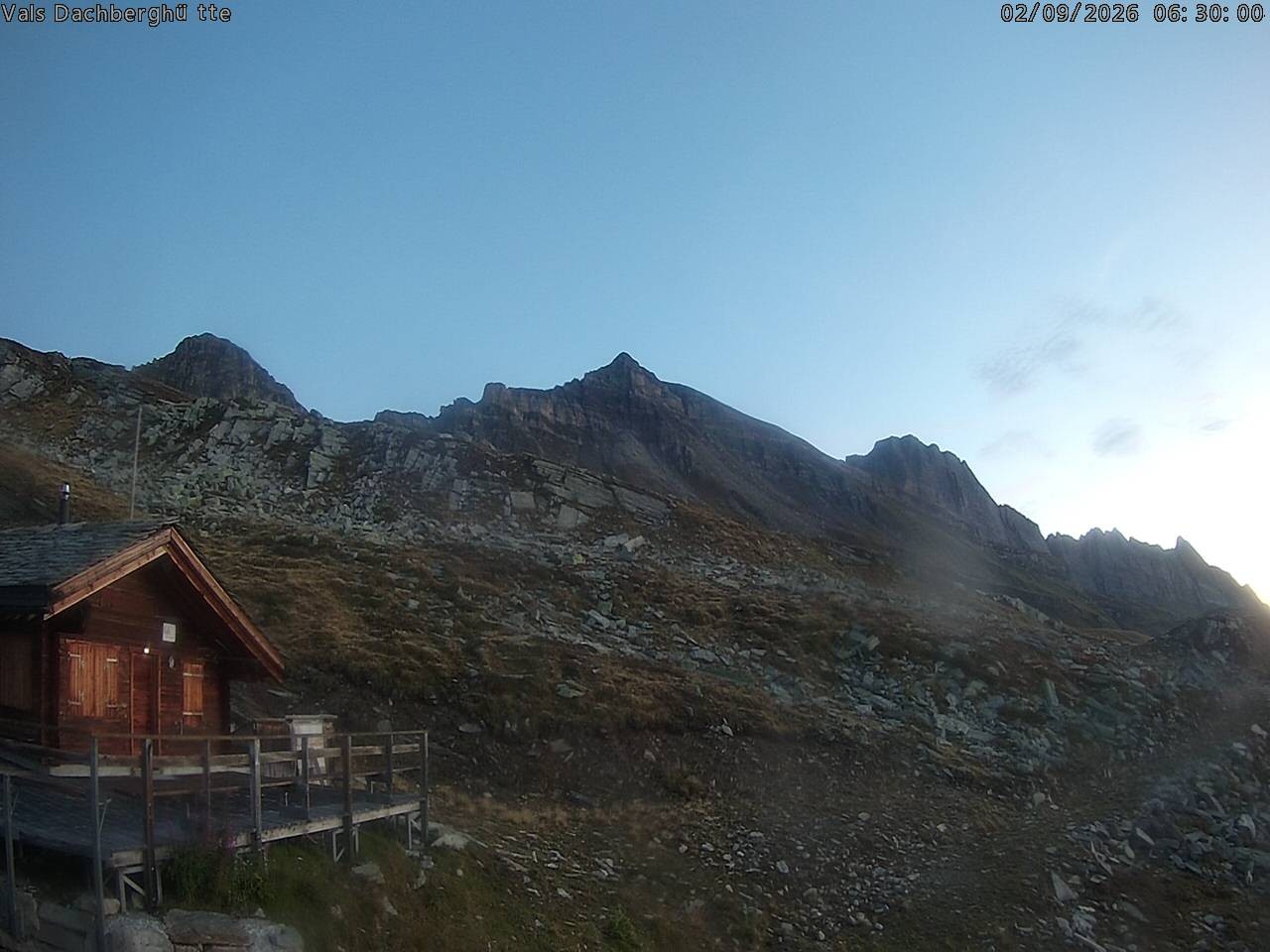 Archiv Foto Webcam Dachberghütte (2.500 m)