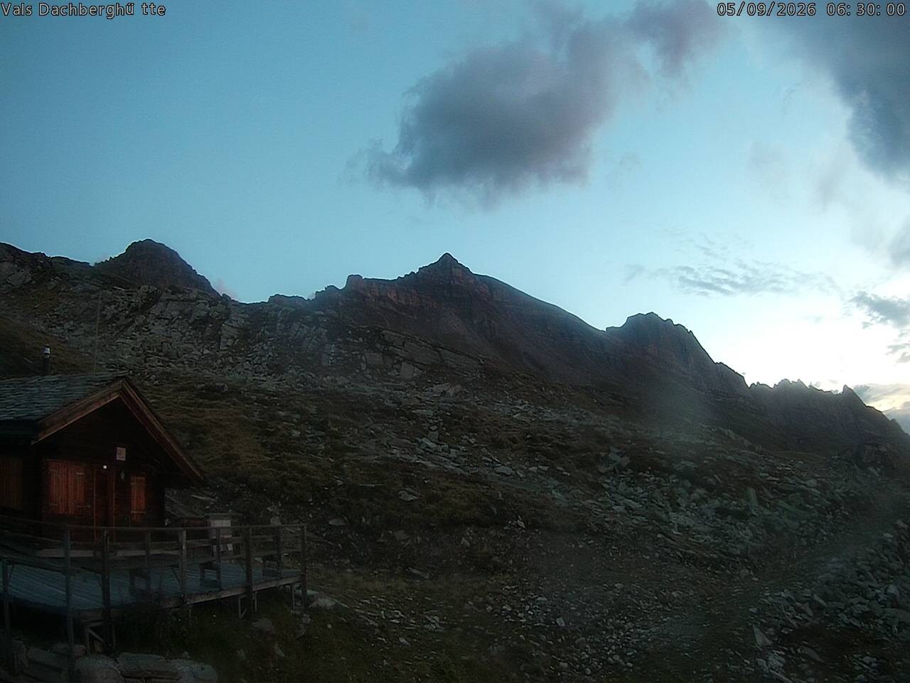 Archiv Foto Webcam Dachberghütte (2.500 m)