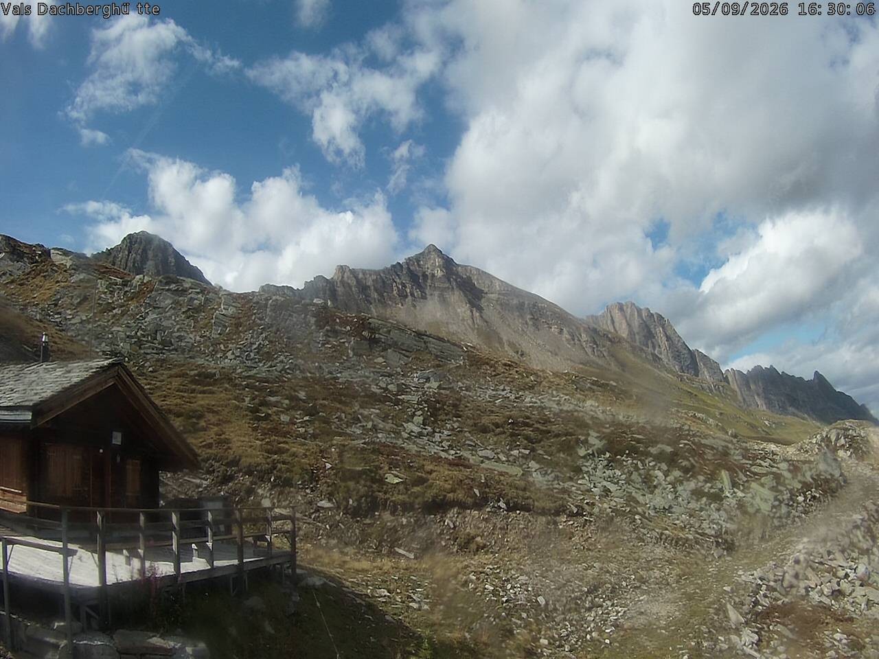 Archiv Foto Webcam Dachberghütte (2.500 m)
