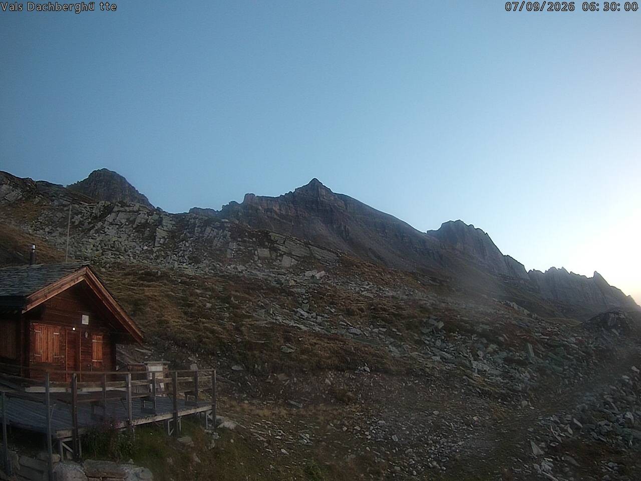 Archiv Foto Webcam Dachberghütte (2.500 m)
