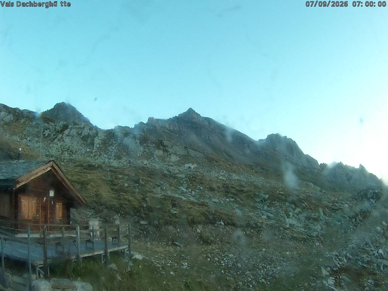 Archiv Foto Webcam Dachberghütte (2.500 m)