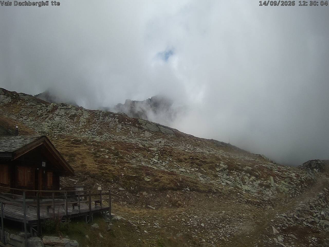 Archiv Foto Webcam Dachberghütte (2.500 m)