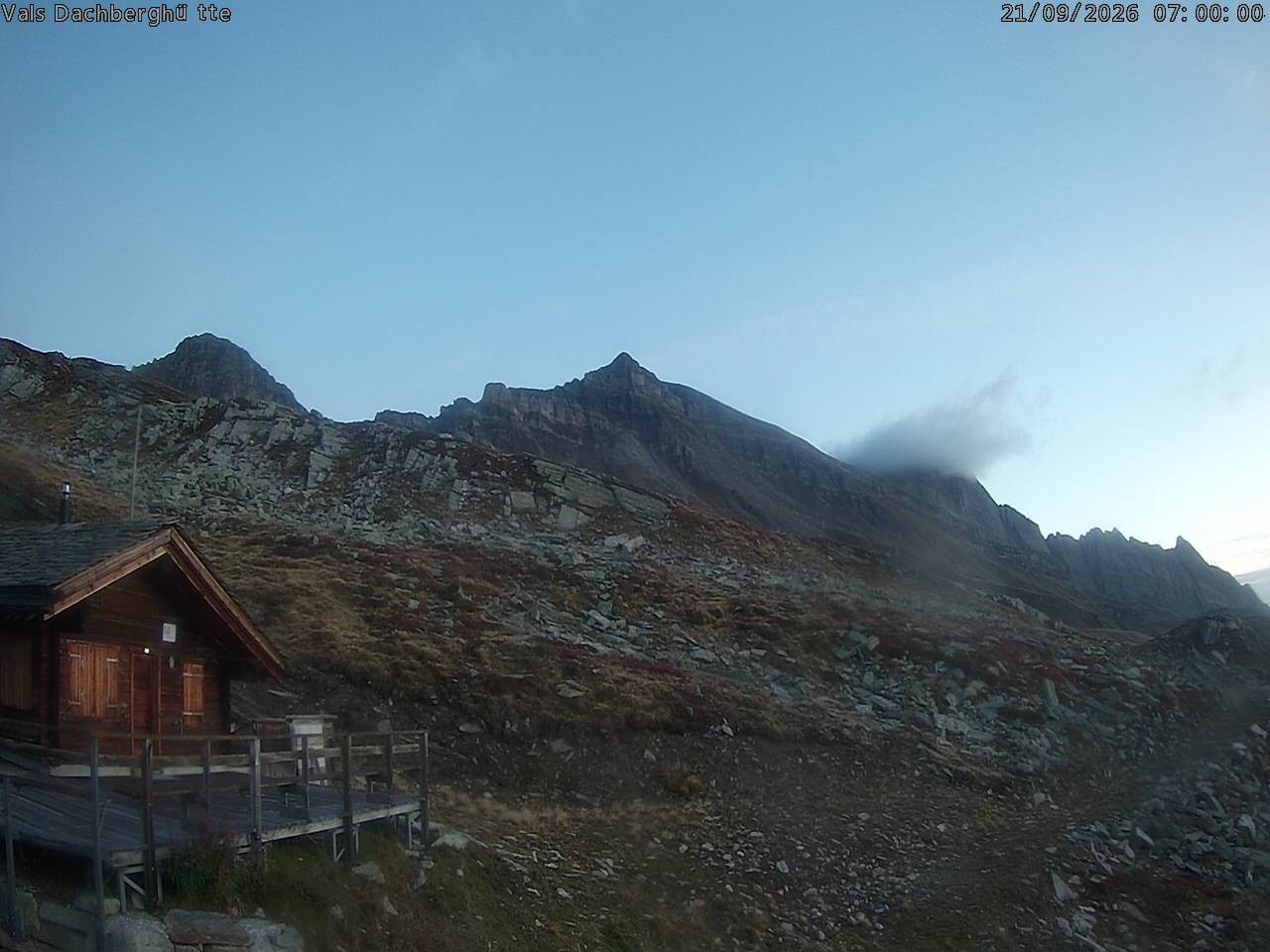 Archived image Webcam Dachberghütte (2.500 m)