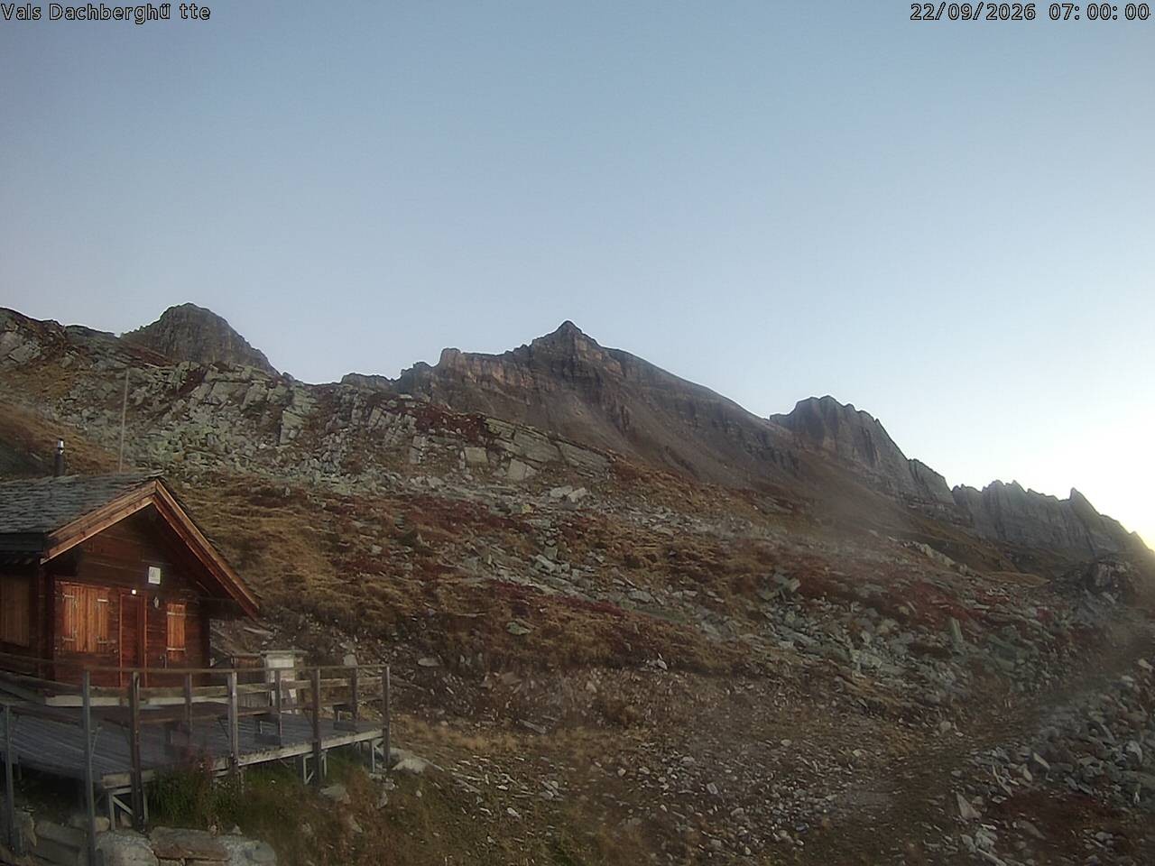 Archiv Foto Webcam Dachberghütte (2.500 m)