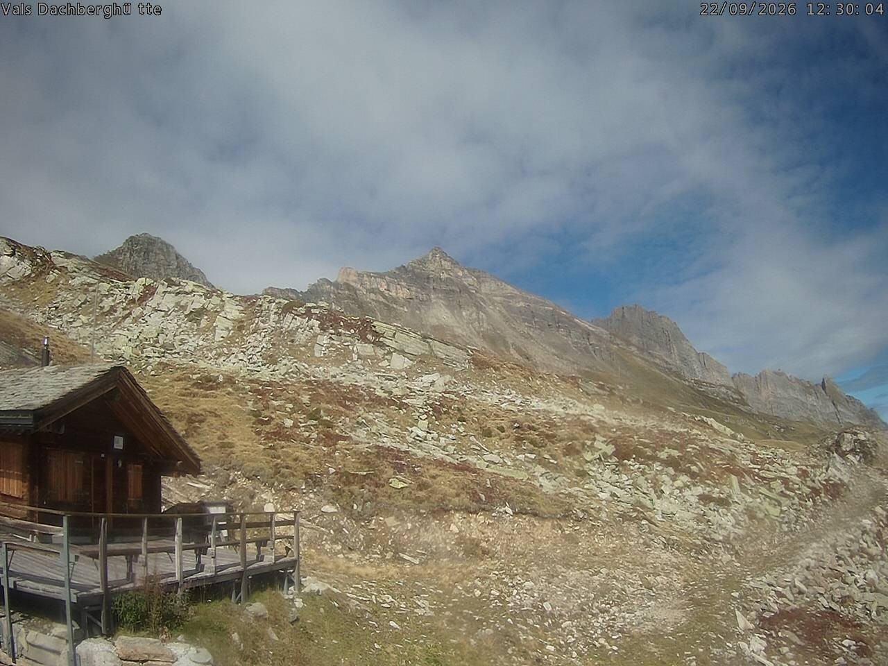 Archiv Foto Webcam Dachberghütte (2.500 m)
