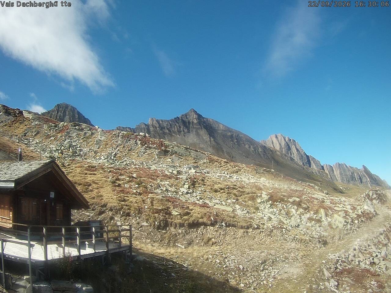 Archiv Foto Webcam Dachberghütte (2.500 m)