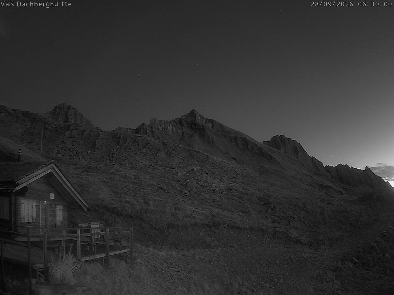 Archiv Foto Webcam Dachberghütte (2.500 m)