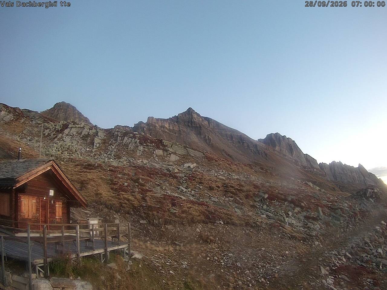 Archiv Foto Webcam Dachberghütte (2.500 m)