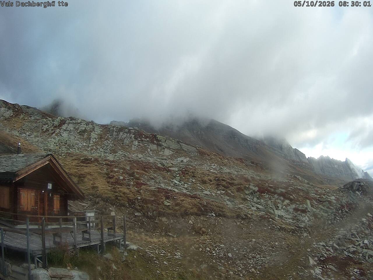 Archived image Webcam Dachberghütte (2.500 m)