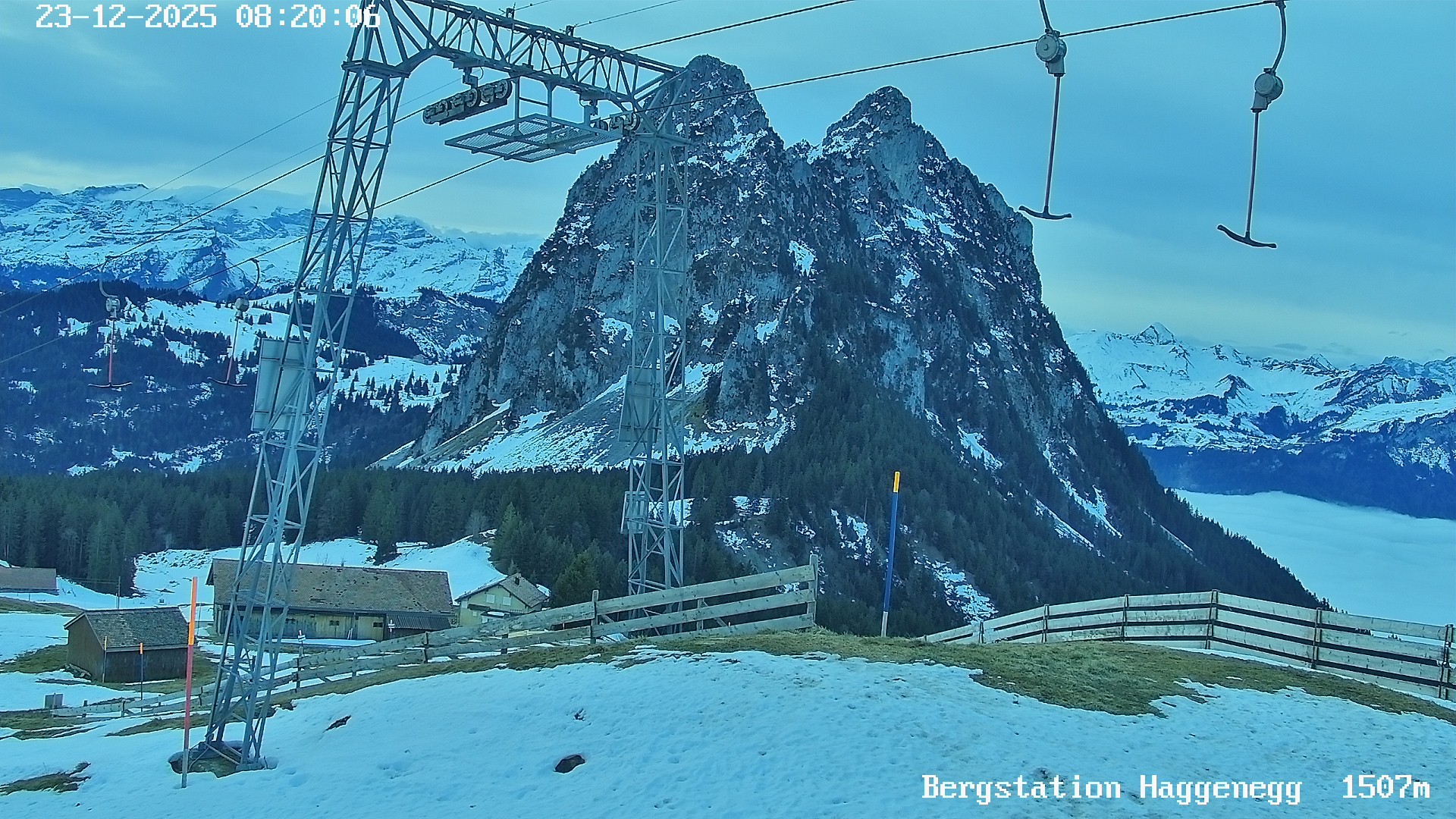 Archiv Foto Webcam Bergstation Brunni - Haggenegg, Zentralschweiz