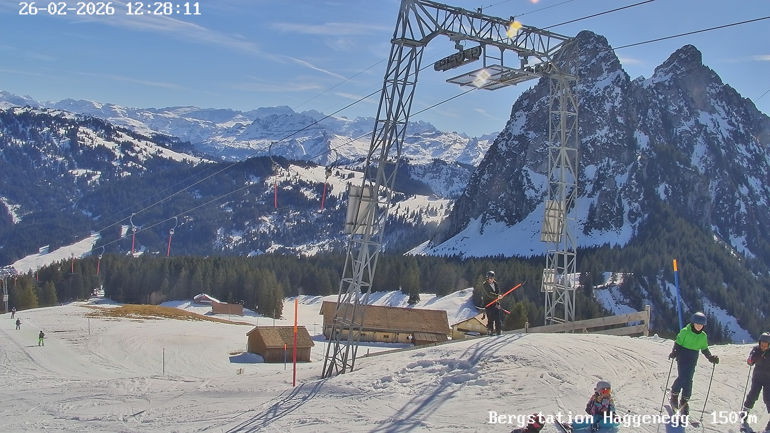 Archived image Webcam Brunni - Haggenegg top station