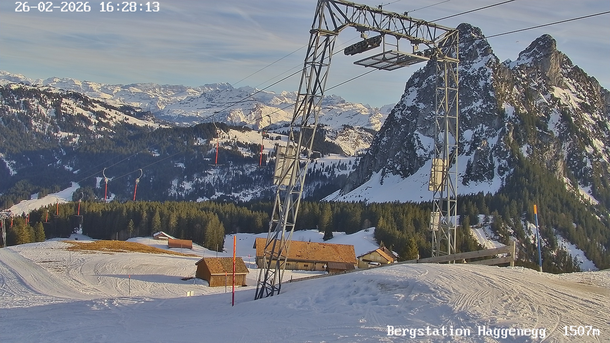 Archived image Webcam Brunni - Haggenegg top station