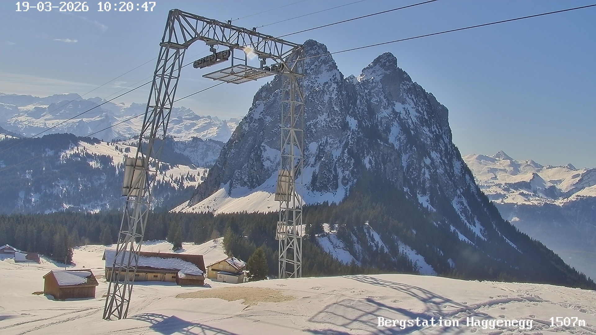 Archived image Webcam Brunni - Haggenegg top station