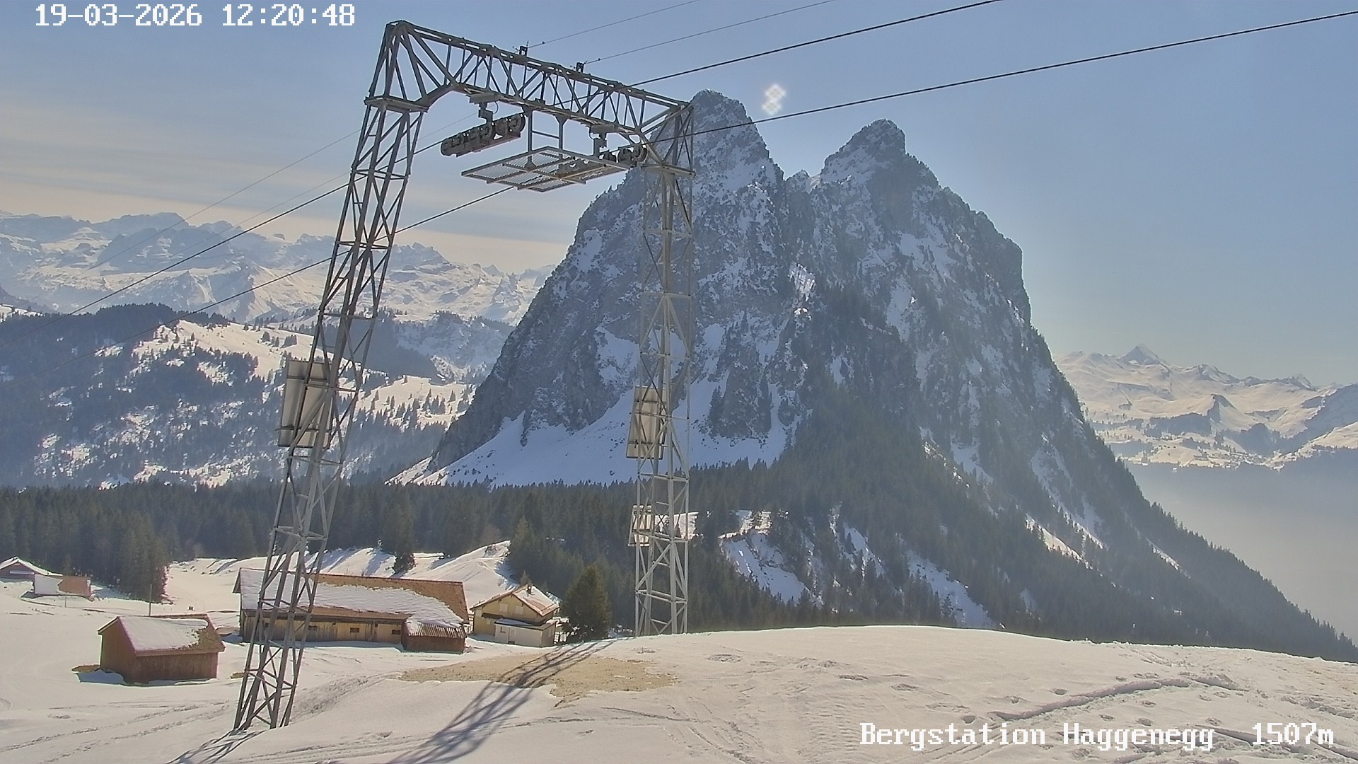 Archived image Webcam Brunni - Haggenegg top station