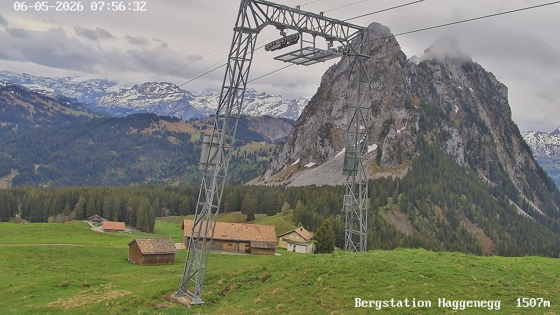 Archived image Webcam Brunni - Haggenegg top station