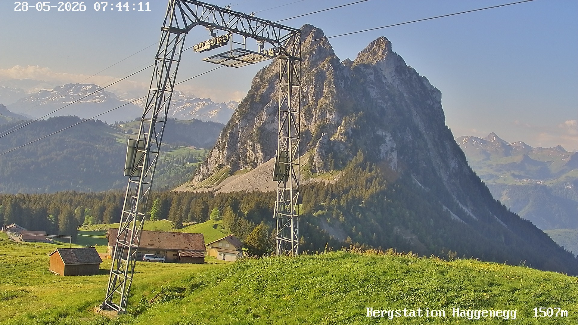 Archived image Webcam Brunni - Haggenegg top station