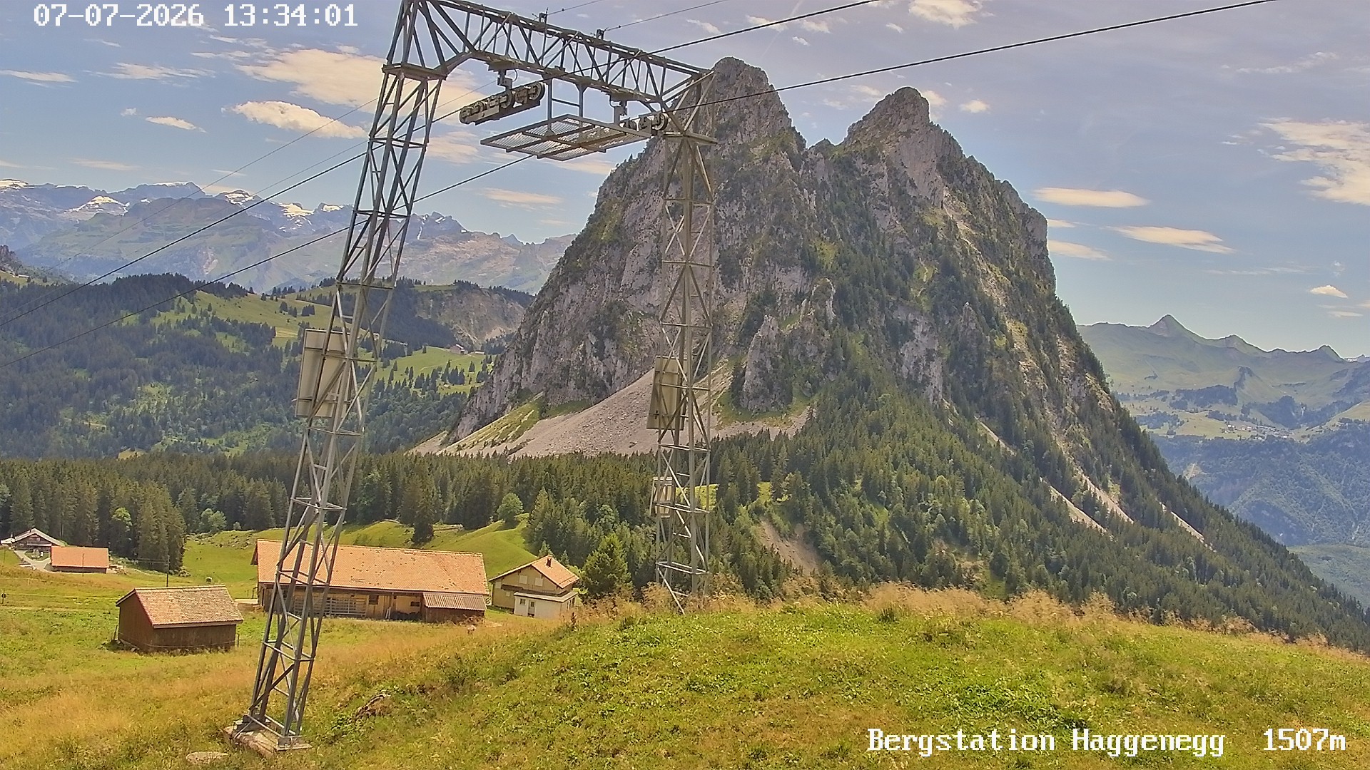 Archived image Webcam Brunni - Haggenegg top station