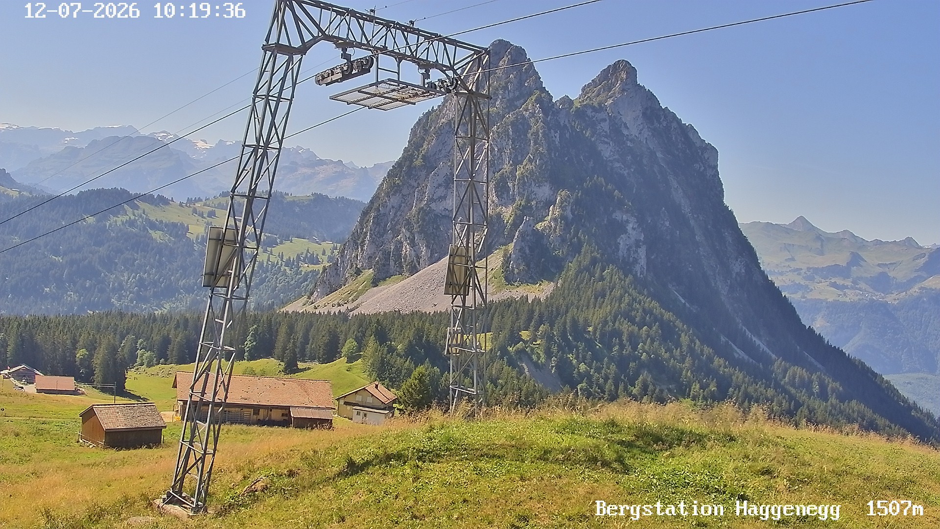 Archived image Webcam Brunni - Haggenegg top station
