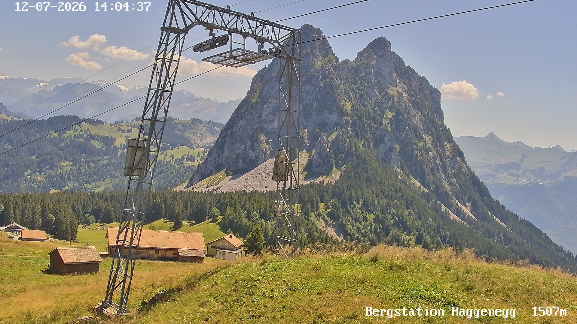 Archived image Webcam Brunni - Haggenegg top station