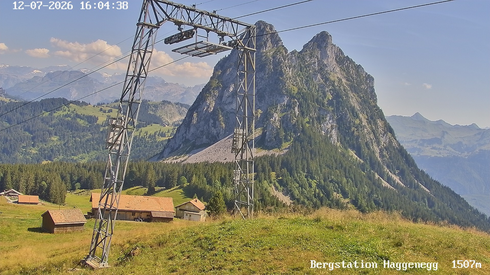 Archived image Webcam Brunni - Haggenegg top station