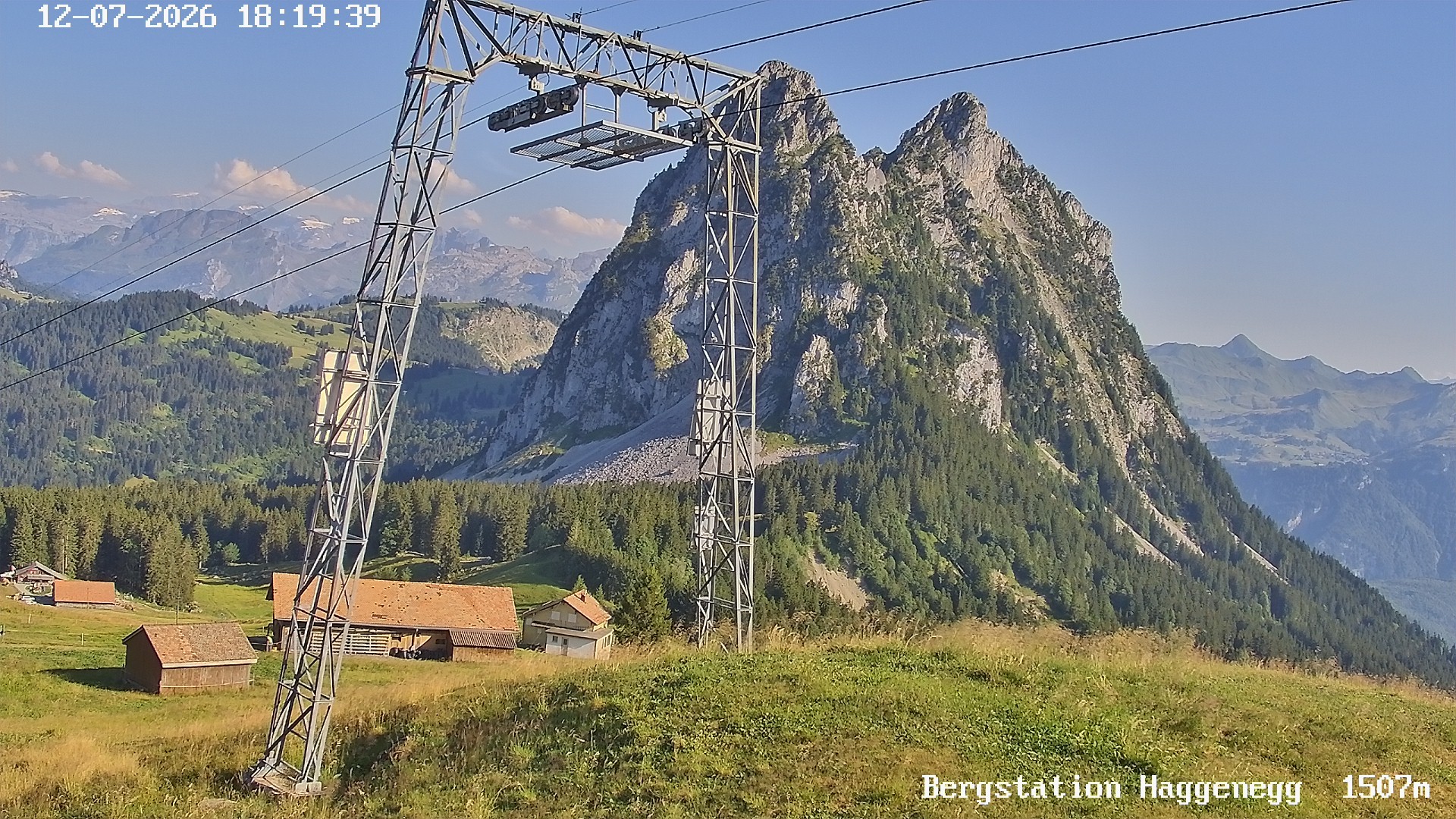 Archived image Webcam Brunni - Haggenegg top station