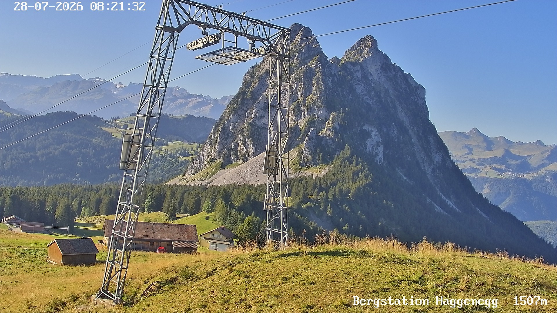 Archived image Webcam Brunni - Haggenegg top station