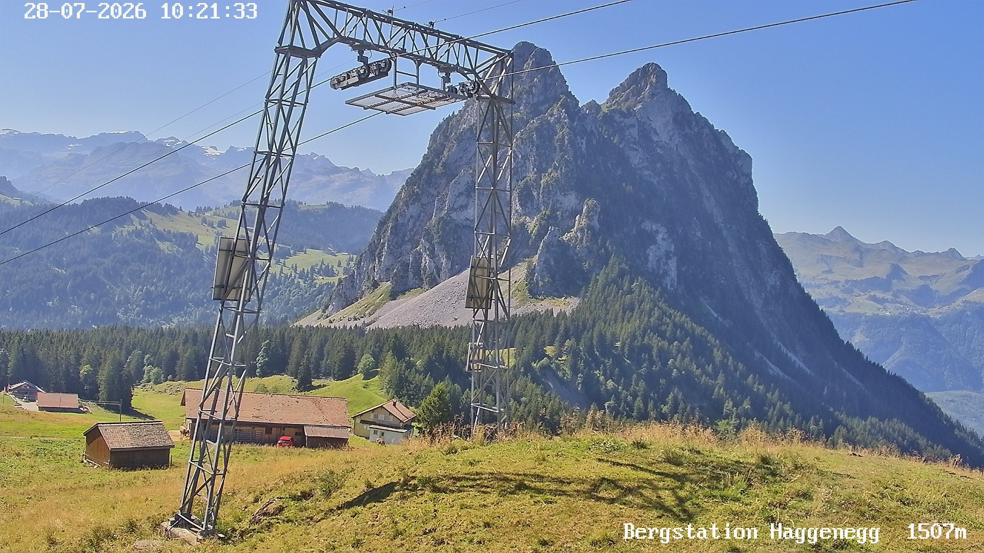 Archived image Webcam Brunni - Haggenegg top station