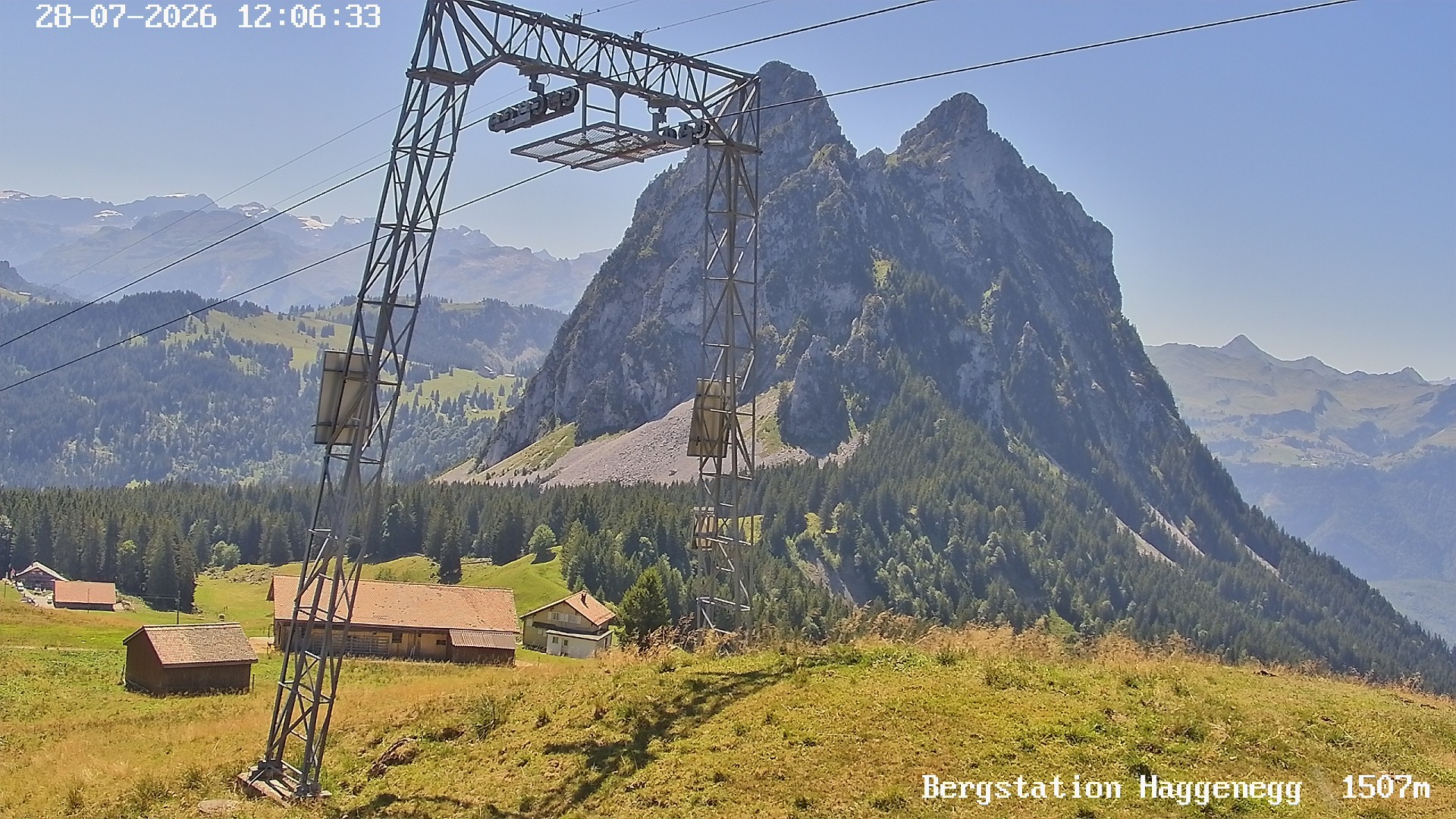 Archived image Webcam Brunni - Haggenegg top station