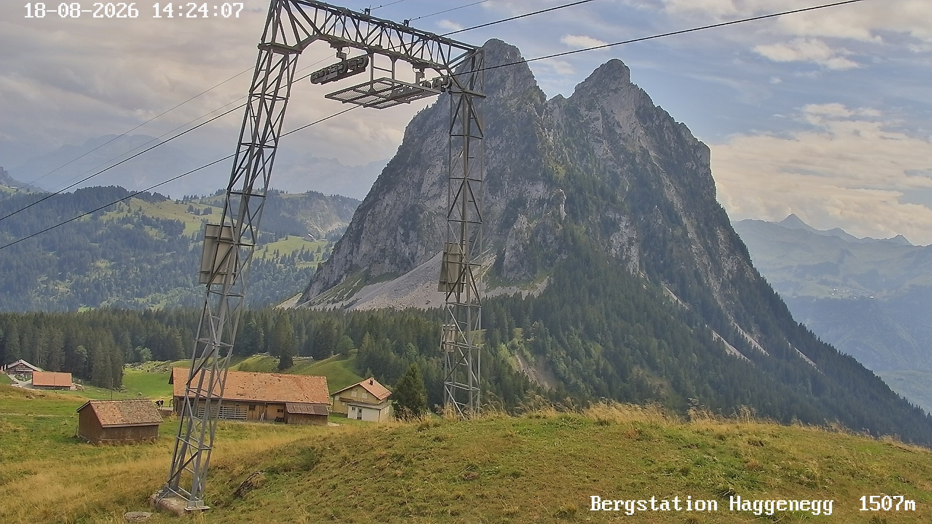 Archived image Webcam Brunni - Haggenegg top station
