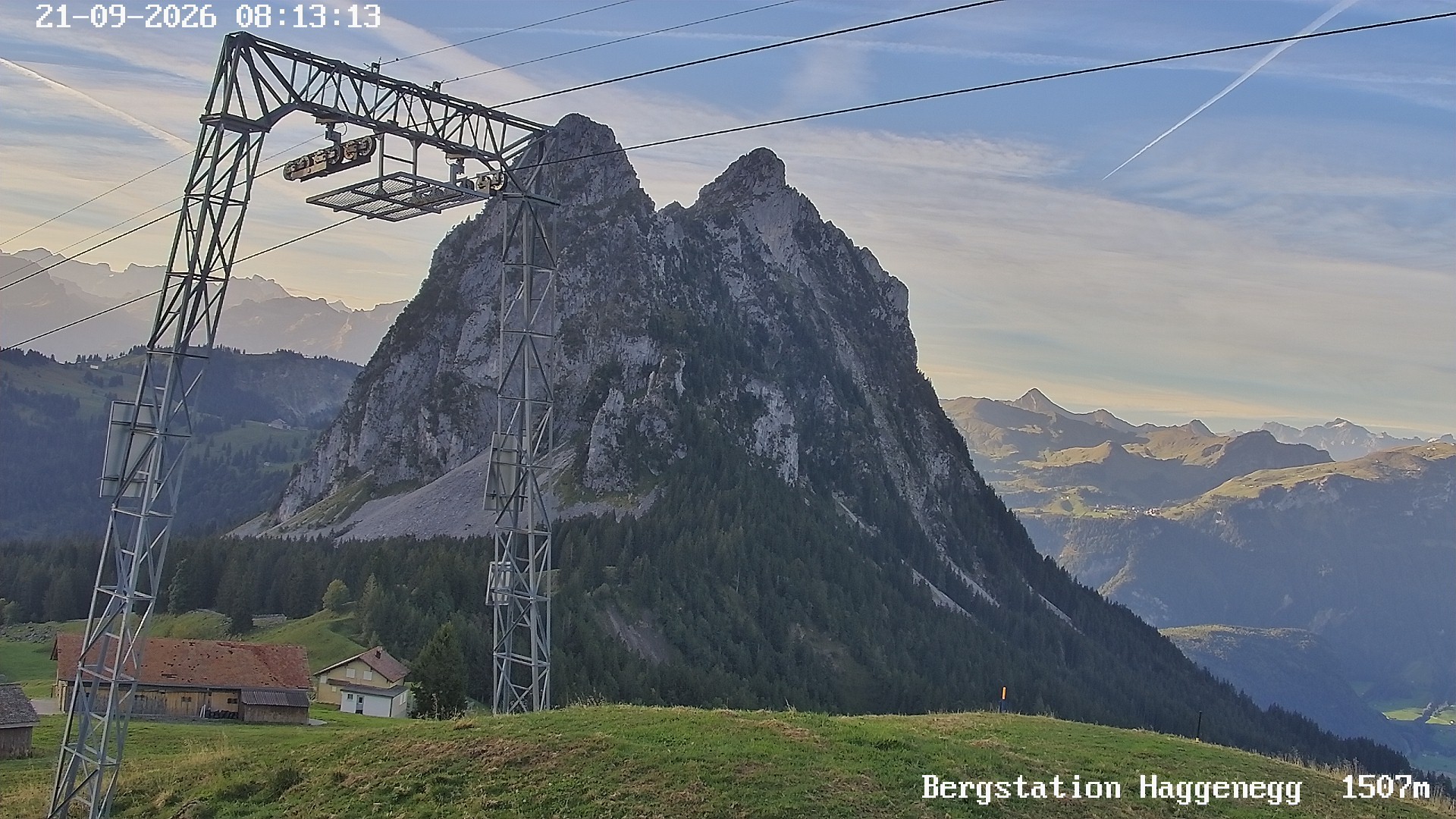 Archived image Webcam Brunni - Haggenegg top station