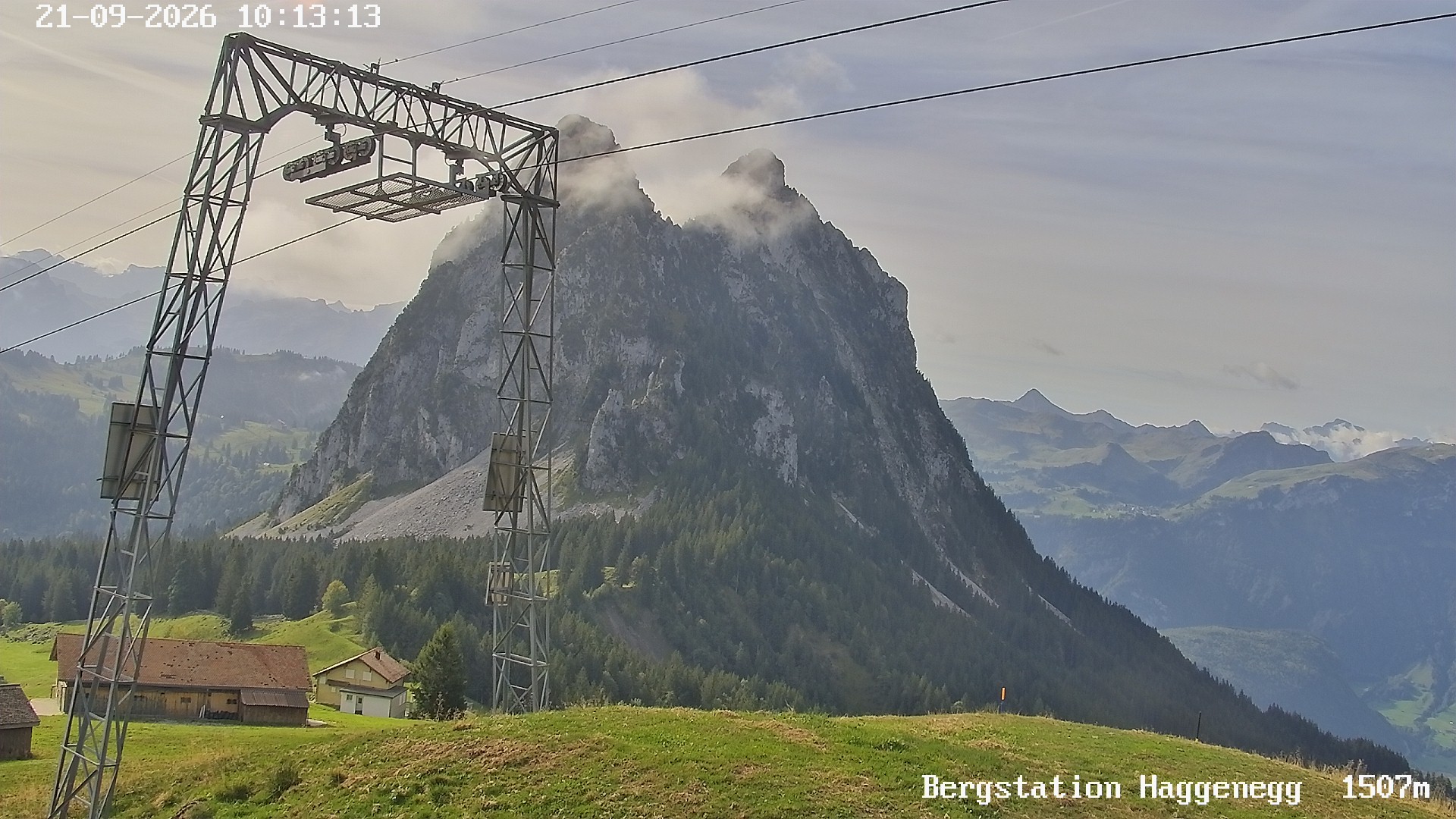 Archived image Webcam Brunni - Haggenegg top station