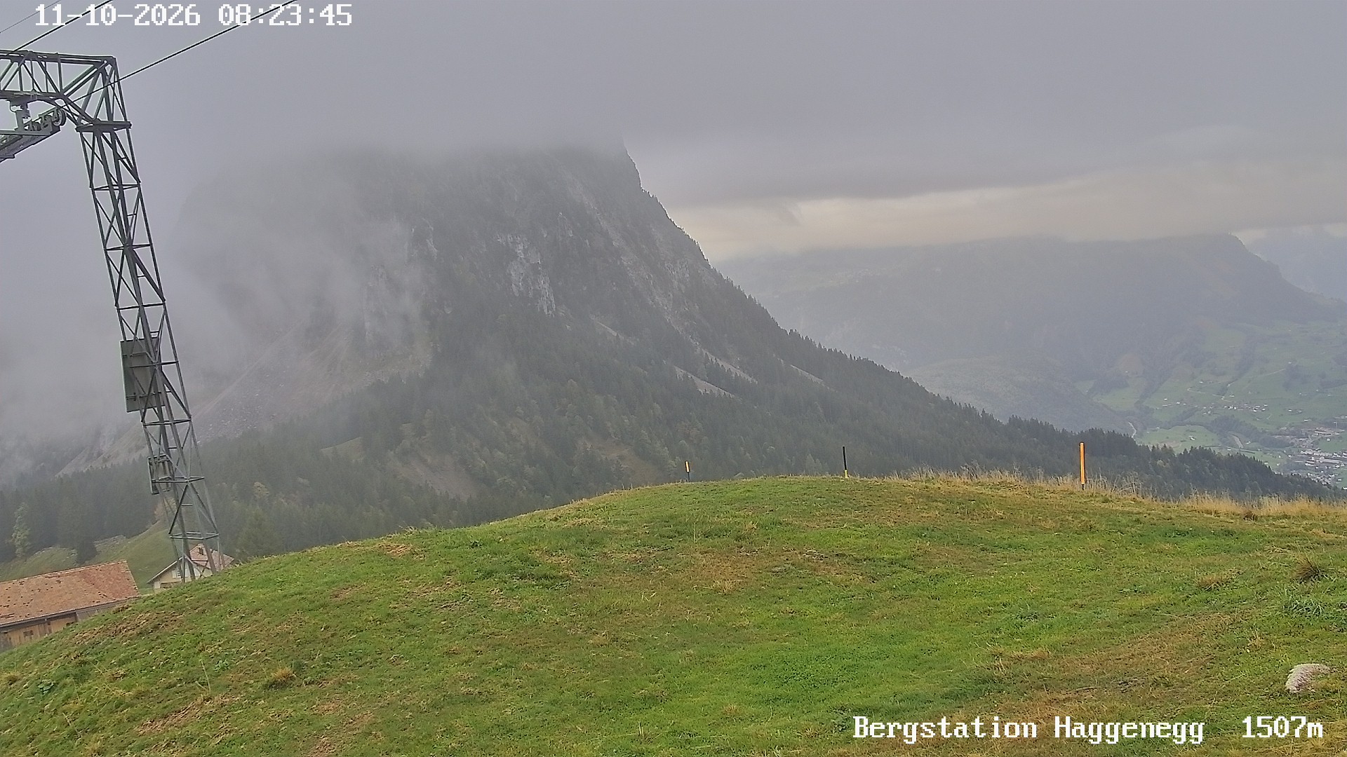 Archived image Webcam Brunni - Haggenegg top station