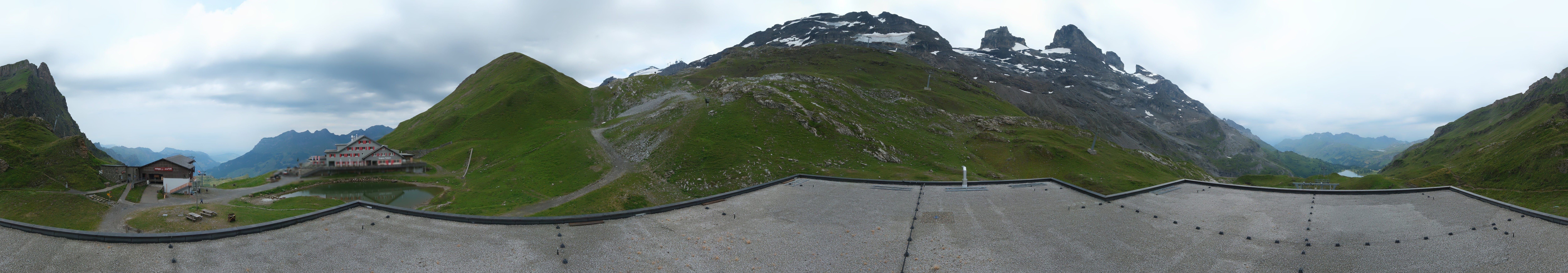 Archiv Foto Webcam Engelberg Titlis: Berghaus Jochpass