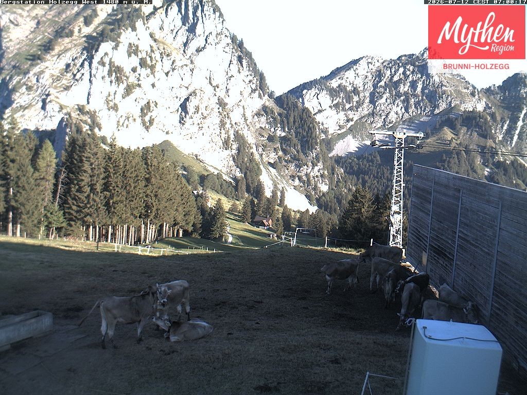 Archived image Webcam Brunni - Holzegg